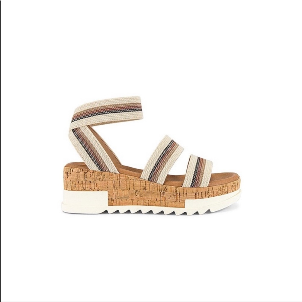 Steve Madden Kimmie Elastic Platform Sandal size 5.5